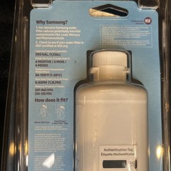 Samsung Refrigerator Water Filter DA97-17376B HAF-QIN/EXP