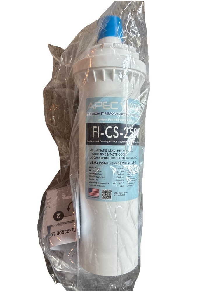 APEC Water Replacement Filter – FI-CS-2500P For CS-2500P Under Sink System – NEW