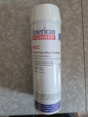 AMERICAN PLUMBER WCC Point-of-Use Filter Cartridge Granular Activated Carbon