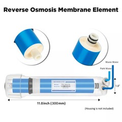 5-Stage Reverse Osmosis Replacement Filter Set w/ 75 GPD RO Membrane QC Fitting