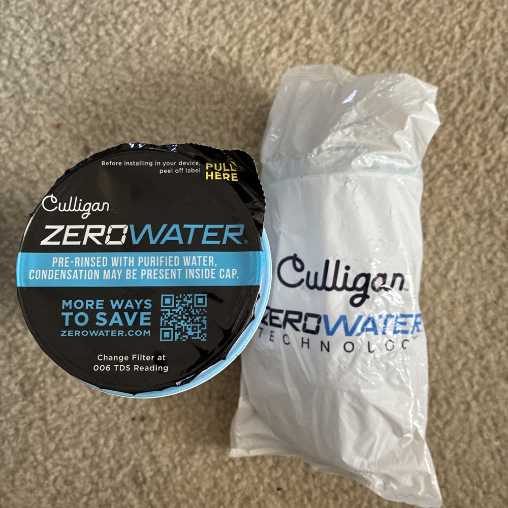 Lot 2x Culligan ZeroWater ZR 006 Zero Water Spare FILTER No Retail Box