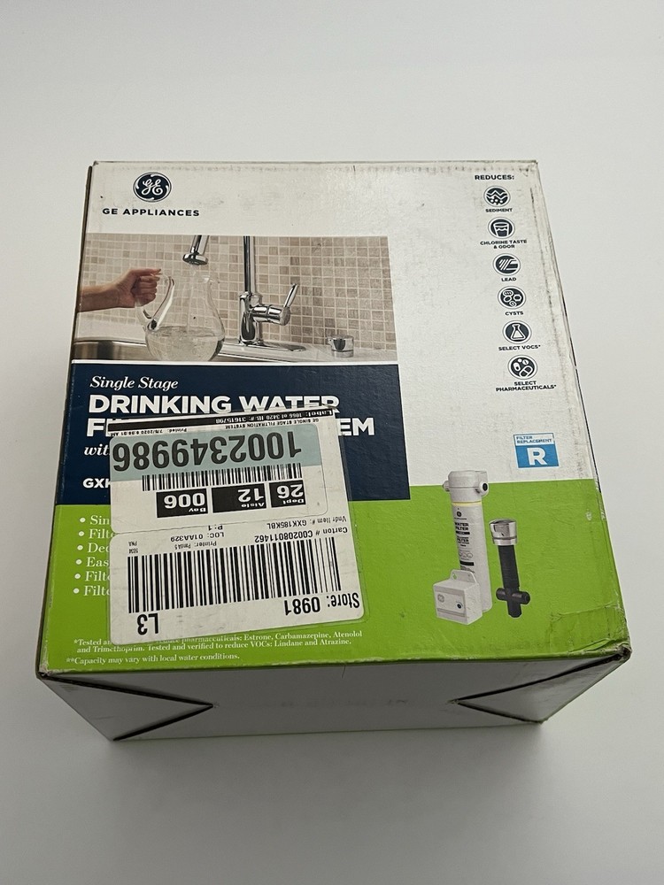 GXK185KBL GE Single Under Sink Water Filter Filtration System MISSING PIECES