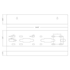 Max Water 3 stages Big Blue whole house Filter Housing Bracket