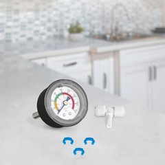 Water Pressure Gauge 160 PSI Parts for Water Filters / Reverse Osmosis RO System
