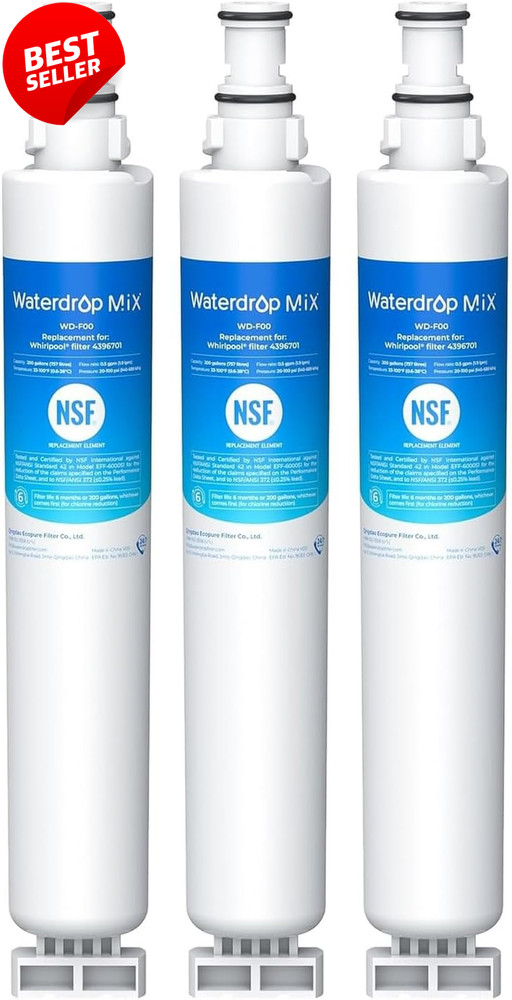 4396701 Refrigerator Water Filter Replacement for Whirlpool Everydrop 6 3Pk – US