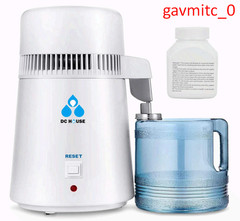 1 Gallon Water Distiller, 750W 4L Countertop Distilled Water Machine for Home