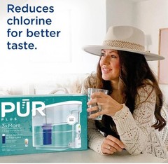 PUR PLUS Water Filter Pitcher Replacement NSF Certified Lead Reduction 3 Count