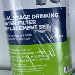 GE FXSVC Dual Stage Drinking Water Replacement Filter Pair Brand New Sealed