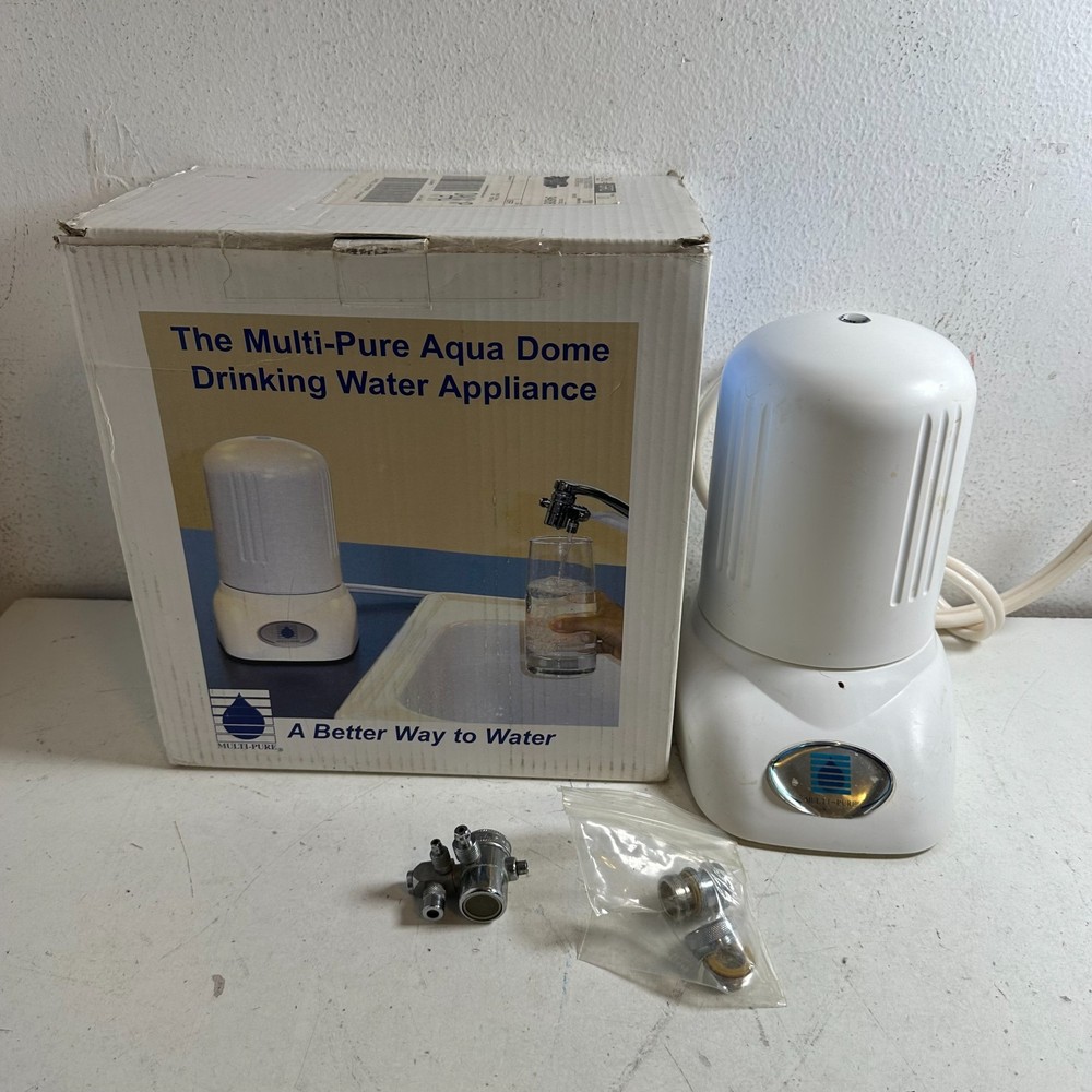 Multipure Aquadome MPAD White Countertop Filter Drinking Water System