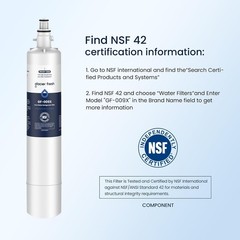 Effortless Filtration with RPWFE Replacement Water Filter – 1 Pack, 9.96″ Size