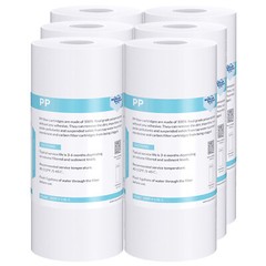 1-6 Pack Whole House Sediment Water Filter 5 Micron 4.5″x10″ Cartridges Replace
