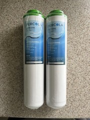 Lot (2) Percola PCL-14 Under Sink Water Filter Good for 1320 Gallons