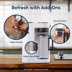 RO100ROPOT-Lite Countertop Reverse Osmosis Water Filter System, 3:1 Pure to D…