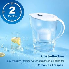 3-Pack Mavea Water Filter Replacement for MAVEA Pitcher 1001122, 1001495 LEVO…