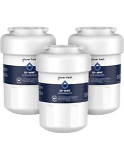3PACK MWF Water Filters for GE Refrigerators, NSF 42 Replacement for SmartWater