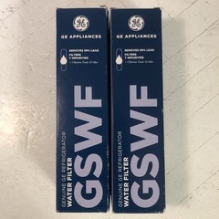 GE Refrigerator Water Filter GSWF Cartridge x2 New Sealed Genuine OEM