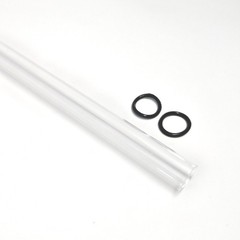 LuTrace, Viqua QS-810, 33.25″ Replacement UV Quartz Sleeve with O-Ring Gaskets