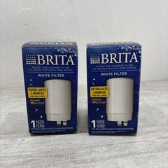 2 Pack! Brita Filtration Systems Water Filter Fits All Faucet Replacement – New