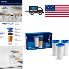 ZeroWater Technology Replacement Filter 3 Pack with 5 Stage Advanced Filtration