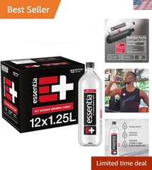 Electrolyte-Infused Ionized Alkaline Water, pH 9.5+, 42.3 Fl Oz – 12 Bottles