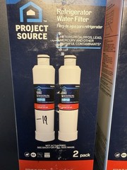 Project Source 3846784 Refrigerator Water Filter 4 Pack (2 Packs Of 2)