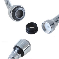 Kitchen Gadgets 1 Modes 360 Rotatable Bubbler High Pressure Faucet Extender NEW