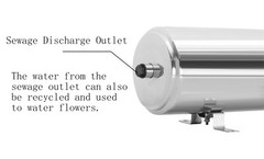 8000L/h Stainless PVDF Ultrafiltration Membrane Filter Water Purifier 1″ NPT