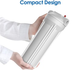 4 Pack 10″ x 2.5″ Whole House Water Filter Housing System 3/4″ NPT for Home & RV
