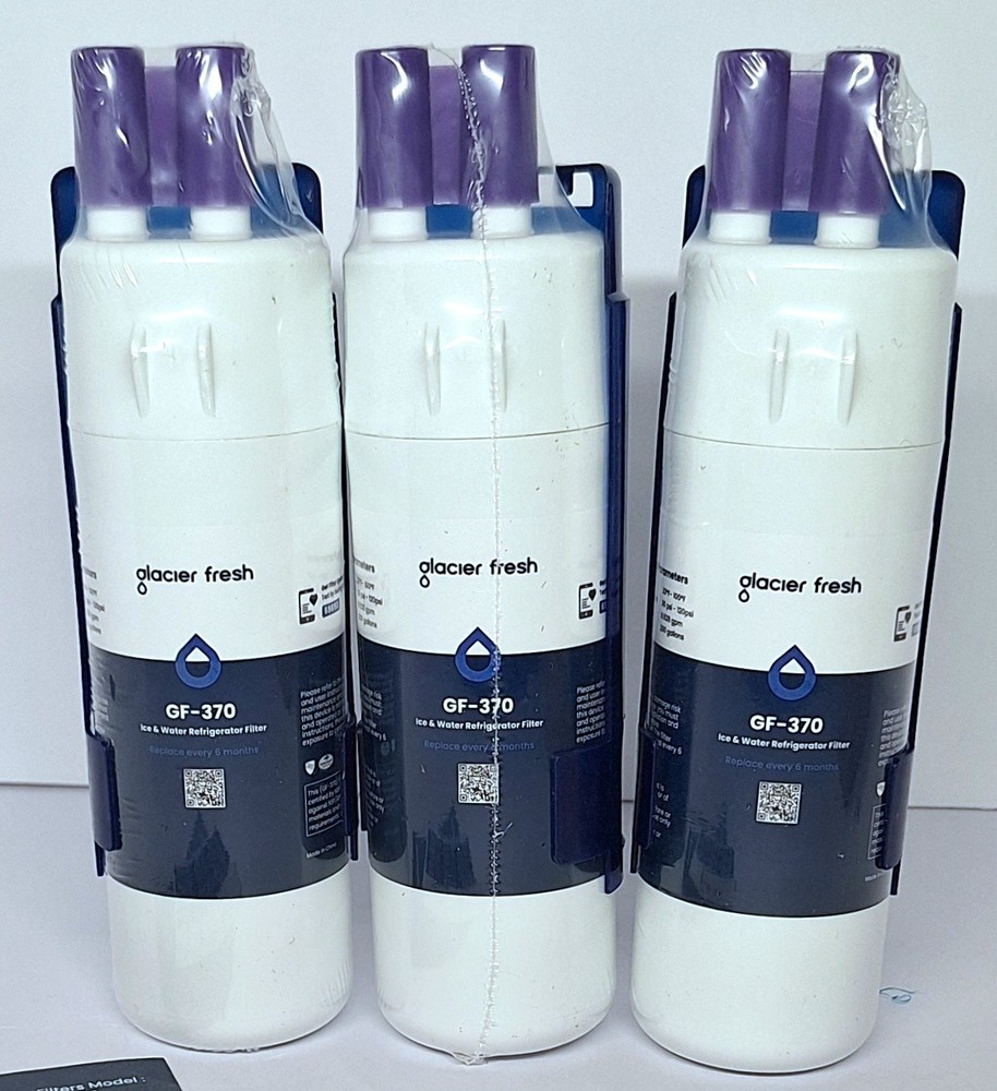 Glacier Fresh GF-370 Water Filters 3 Pack