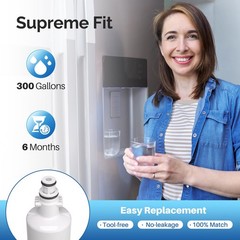 ICEPURE RPWF Refrigerator 1 Count (Pack of 1), Blue-Chlorine, Odor Removal