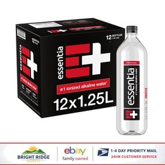 Alkaline Water Case of 12, 99.9% Purity, Smooth Taste with Enhanced Electrolytes