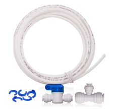Ice Maker Tube Installation Kit 1/4″ Reverse Osmosis, Refrigerator Water Filters