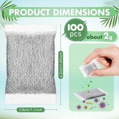 100 Pcs Activated Charcoal Water Filter Coconut Shell Distiller