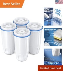 Upgraded Water Filter Replacement Fit for Zero Pitcher and Dispenser ZR-001 Z…