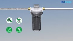 10″ x 4.5″ Whole House Sediment Water Filter Replacement – 5 Micron, 2 Pack for