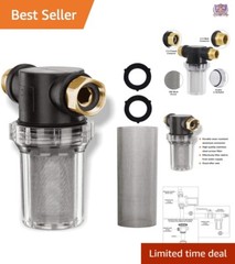 Efficient Garden Hose Filter with Sedimentation Purification for Home & Outdoor