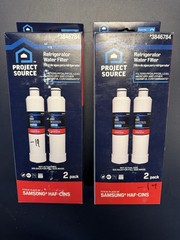 Project Source 3846784 Refrigerator Water Filter 4 Pack (2 Packs Of 2)