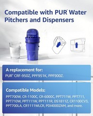 7010E 2-Pack Water Filter Replacement for PUR Pitchers & Dispensers