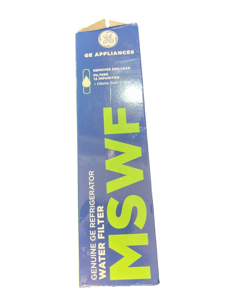 GE Appliances Genuine OEM MSWF Refrigerator Water/Ice Filter For 12+ Impurities
