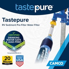 Tastepure Sediment Pre-Filter for RV Water Filter – Features 20-Micron (40048)