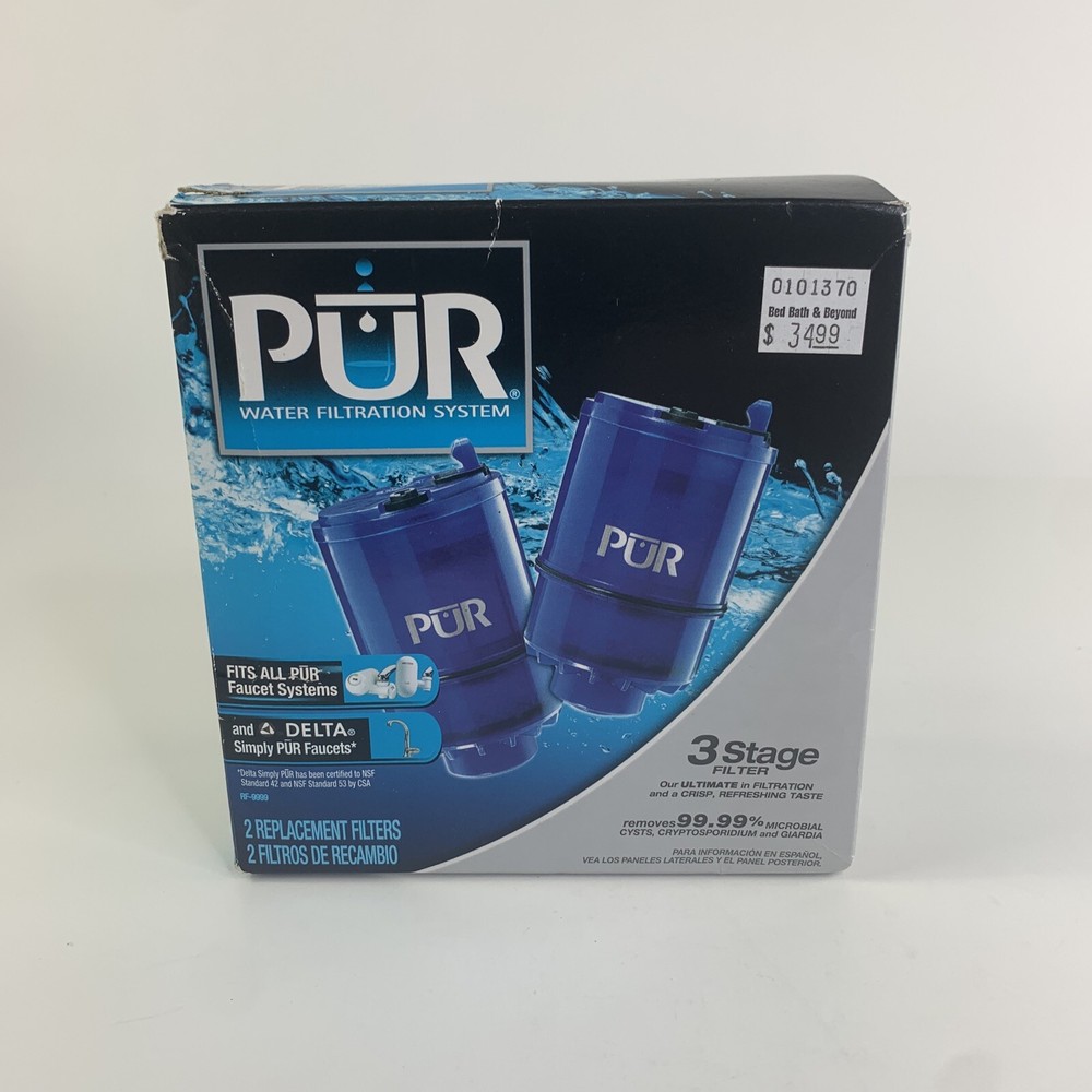 Pur Water Filters Mineral Clear Faucet Refill 2 Replacement Filters ( RF-9999 )