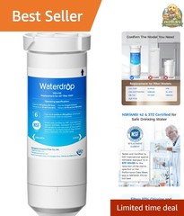 XWF Refrigerator Water Filter, Replacement for GE XWF, WR17X30702, NSF 42 & 3…