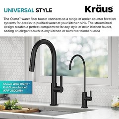 Single Handle Drinking Water Filter Faucet for Reverse Osmosis – Matte Black