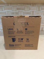 Brita 10 Cup Everyday Pitcher Black BPA Free w/Smartlight Indicator & 1 Filter