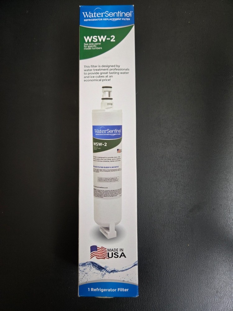 WaterSentinel Replacement Water Filter WSW-2 Whirlpool 4396510 801564-R7 x1