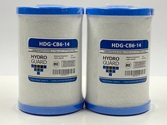 2 Pack Genuine Hydro Guard HDG-CB6-14 Carbon Block Water Filter for MP Systems