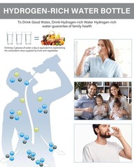 2026 Upgraded Hydrogen Water Bottle, 2400 Hydrogen Water Bottle Generator, Hy…