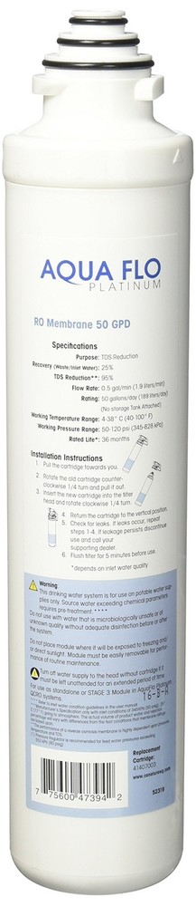 41407003 Quick Change RO Membrane 50 GPD