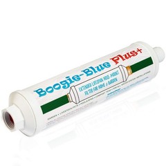 Boogie Blue Plus Garden Hose Water Filter for RV and Outdoor use – Removes