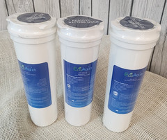 EcoAqua EFF-6017A Water Filter 3 Pack Fits Fisher Paykel 836848 NOS